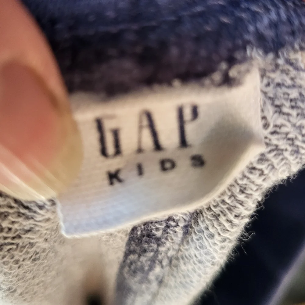 GAP Kids Navy Blue Drawstring Logo Soft Fleece Shorts - Size L (10-11)
